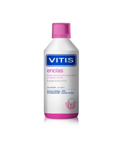 Enjuague bucal  VITIS® encías con flúor 500ml