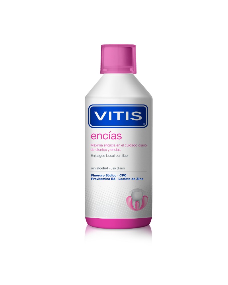 Enjuague bucal  VITIS® encías con flúor 500ml